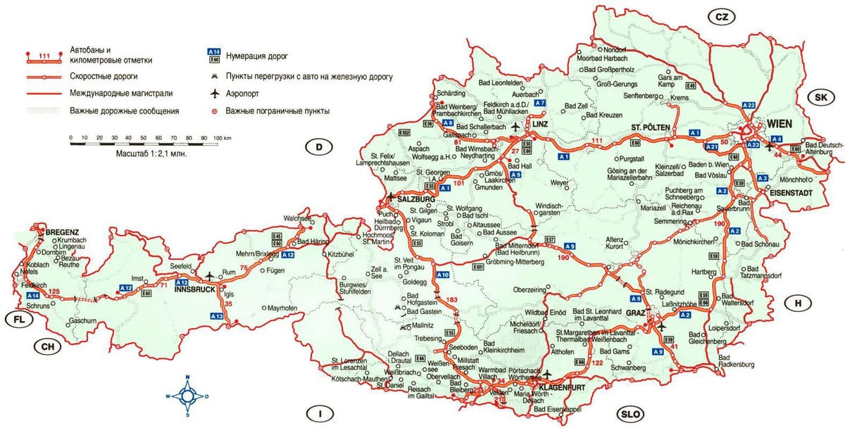 karta krems i österrike