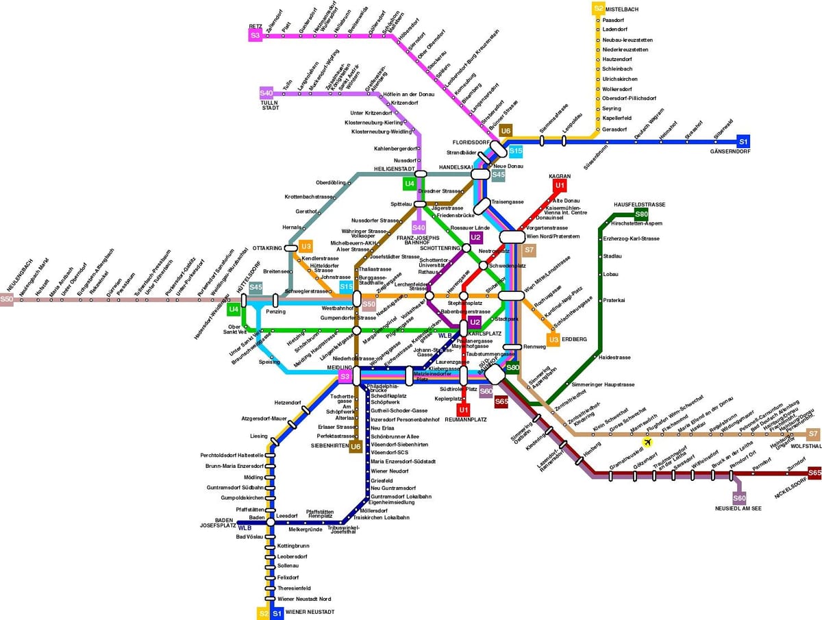 wien österrike kollektivtrafik karta