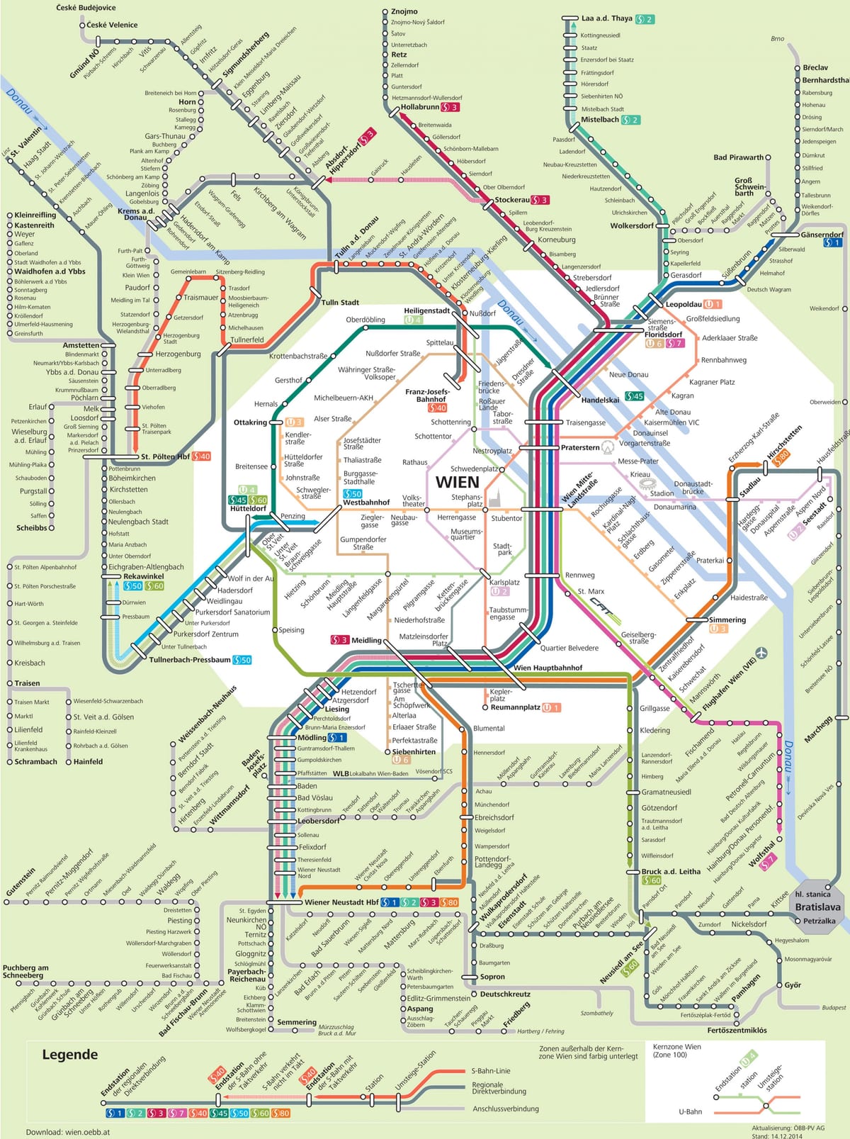 tågstationer i wien österrike karta