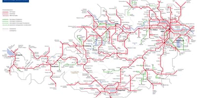 Öbb österrikiska järnväg karta