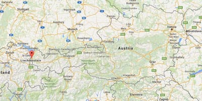 Karta i feldkirch i österrike